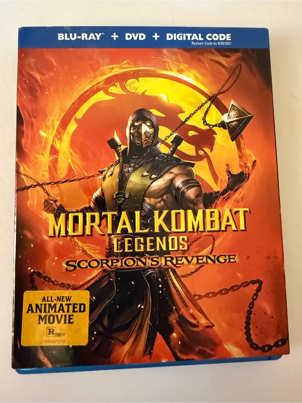 2 Mortal Kombat Blu-Ray/DVD movies